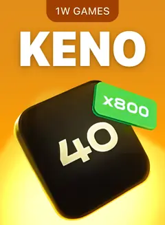 Keno en la vitrina de 1win
